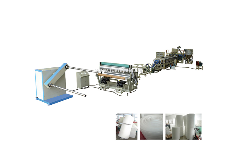 PE发泡布挤出机